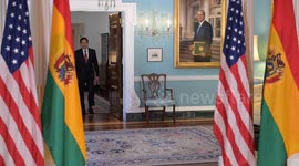 Bolivian President-Elect Paz meets US State Secretary Rubio in Washington