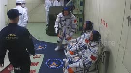 China: Shenzhou-21 astronauts board spaceship ahead of launch