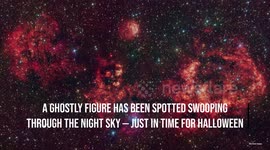 Spooky 'cosmic bat' spotted soaring through deep space for Halloween