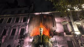 Annabel's Club in Mayfair London goes Viking in an impressive display for Halloween