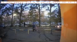 Child injured as car hits pedestrian in Omsk, Russia