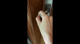 Toddler caught sleeping while standing in Surabaya, Indonesia