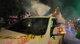 Bogota residents mark Halloween with colorful costumes in Colombia