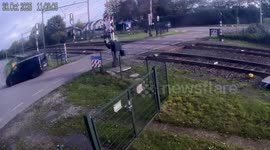 Train collides with truck at level crossing in Netherlands, injuring five