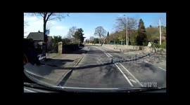 DRIVER DRIVES WRONG WAY ON R/A INTO TRAFFIC THROUGH NO ENTRY EXITS R/A WRONG LANE INTO MORE TRAFFIC