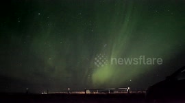 timelapse Aurora Borealis Iceland 28 sept 2016 late evening