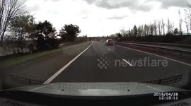 SKIP DRIVER LOSES LOAD DRIVERS TAKE AVOIDING ACTION