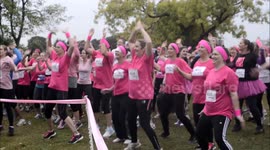 Pretty muddy , 5k fun run, with mud