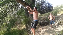 Rope Swing Trick - The Spiderman