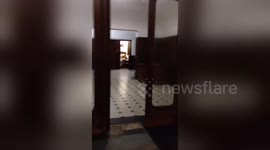 Hotel security staff caught 'sleeping on the job' at Sri Lanka hotel