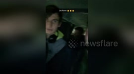 Middlesbrough footballer shares taxi with travelling fans
