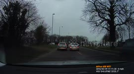 Must be rushing to an emergency; either that or he/she is an impatient ar*ehole.