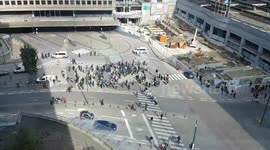 Train station in Brussels evacuated after 'bomb threat'