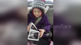 Newsflare Edit - Best reaction to becoming a big sister!