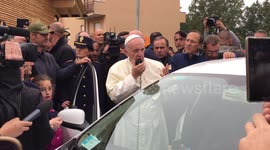 Pope Francis visits quake-hit Amatrice