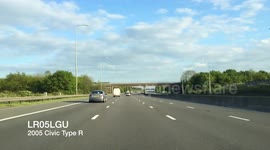 Civic Type R Racing M1 South J26 dash cam