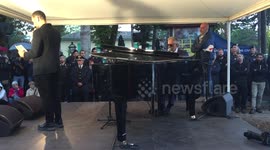 Andrea Bocelli in Amatrice