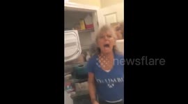Son scares his jumpy mother repeatedly