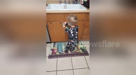 Boy, 2, with hearing impairment loves singing