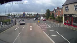 Traffic light on green