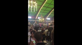 Oktoberfest 2016 singing Hey Baby