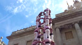 5de9f by Minyons de Terrassa during Mercè Festival 2016 in Barcelona.