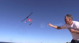 KiteCopter - This kite is a helicopter