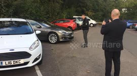 Feeding a Tesla on Summons