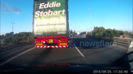 HGV Lorry Crash, Leeds UK
