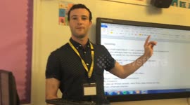 Famous rapping teacher performs poem for Dyslexia Awareness Week