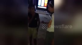 Newsflare Edit - Pervert punch in face