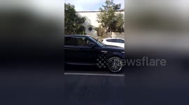 Newsflare Edit - Only in LA- Lady Gaga & James Corden filming carpool karaoke
