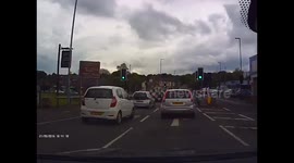 Dash cam near miss