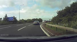 M180 Motorway Junction 1 Accident Crash Dashcam Footage