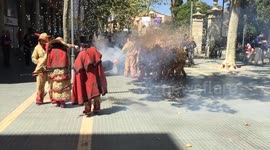 Fire runs exhibition near Barcelona!