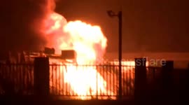 Oil tanker explosion in southern China