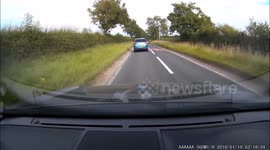 Shocking Dashcam Footage Sees Porche Driving Narrowly Miss Head Collision