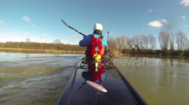 Kayaking the Oxford Floods