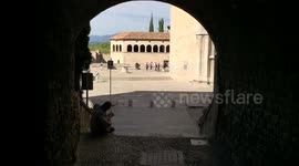 Spanish music in Girona, Catalonia, Spain