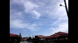 Airplanes sprayed!