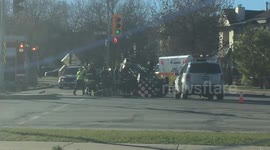Significant Car Wreck in Winnipeg
