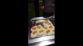 Our post wedding bbq 18 double yolks