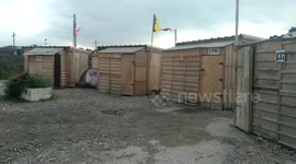 Inside Grande-Synthe refugee camp in Dunkirk, France