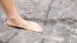 'Giant, ancient footprint' discovered in China