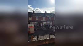 Newsflare Edit - House fire Park Lane East, Tipton. 14:00 18/10/2016