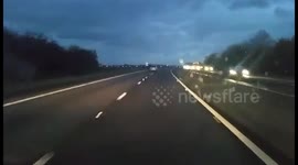 crash on motorway 1