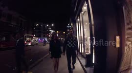 Millie Mackintosh and Hugo Taylor at Tatler's Little Black Book party