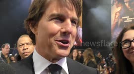 An interview with Tom Cruise at Jack Reacher premiere