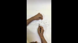 Perspective drawing trick
