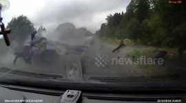 Incredible head-on collision